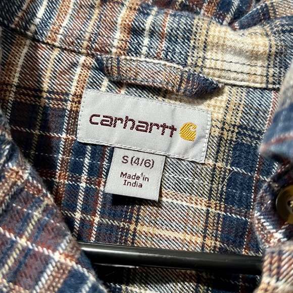 Carhartt Women's Button-Down Plaid Flannel - Small - Picture 5 of 6